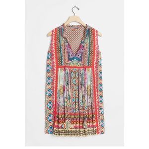 Anthropologie Bhanuni Jyoti Dalia tunic dress M